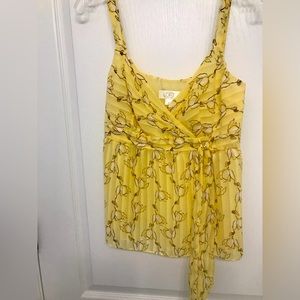 Summer faux wrap blouse